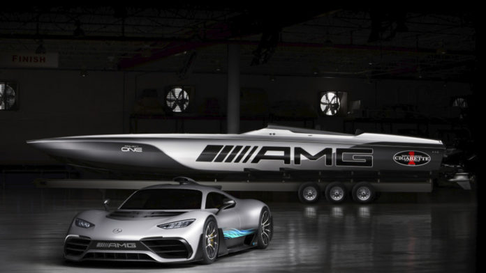 Cigarette Racing 515 Project One, un yate inspirado en Mercedes-AMG