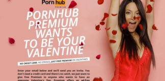 Pornhub Premium gratis el 14 de febrero