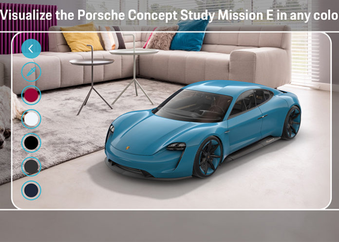 Porsche presenta la app 'Mission E' de Realidad Aumentada