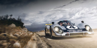 Legendario auto de carreras Porsche utilizado para uso diario