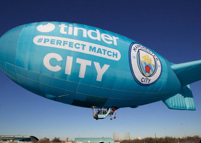 Tinder patrocina al Manchester City