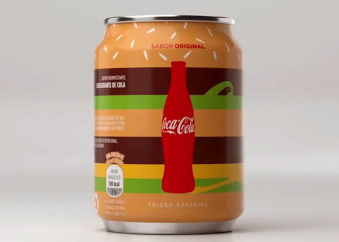 Coca-Cola disfraza sus latas de Big Mac