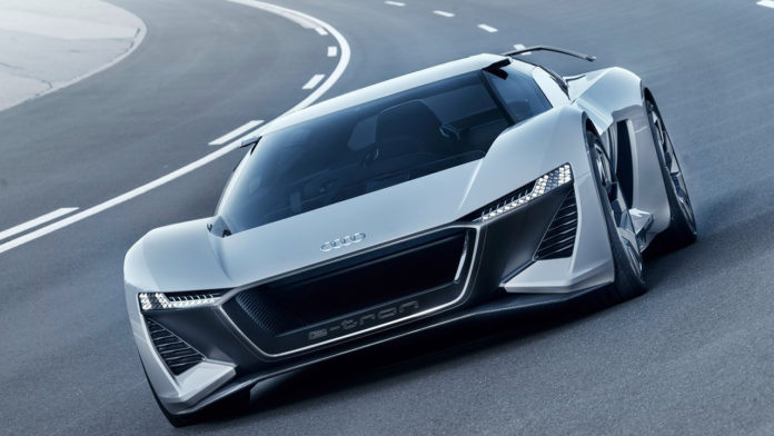 Audi PB18 e-tron concept car se ‘pasea’ por Pebble Beach