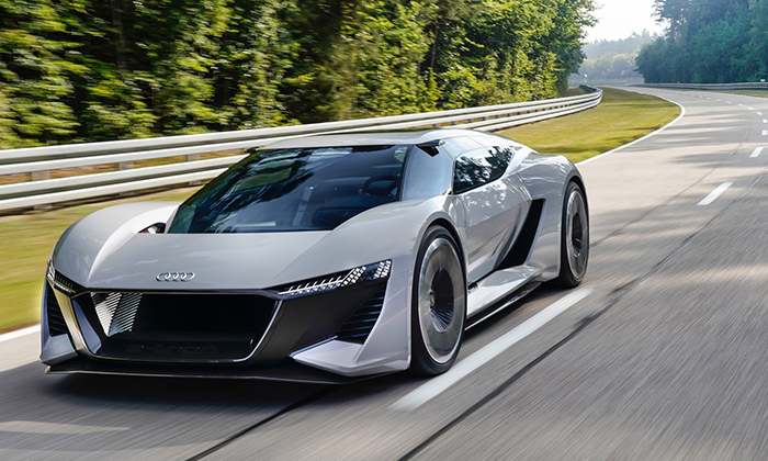 Audi PB18 e-tron concept car se ‘pasea’ por Pebble Beach