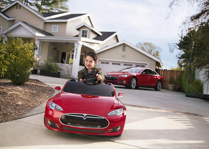 El auto ideal para los pequeños, Tesla Model S for Kids