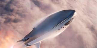 Elon Musk publica imagen del cohete Starship de SpaceX, cuyo objetivo es Marte