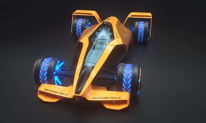 McLaren ‘soltó el lápiz’ y presentó su visión del Fórmula 1 para 2050