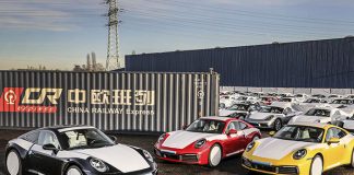 Porsche va sobre rieles en China