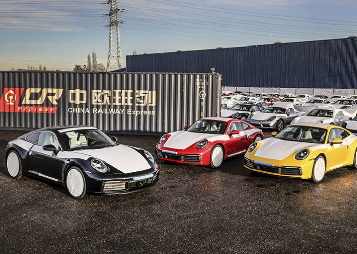 Porsche va sobre rieles en China