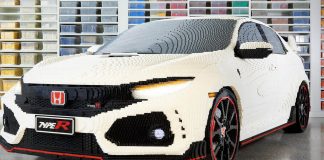 LEGO construye un Honda Civic Type R a tamaño real