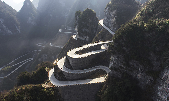 ‘China Challenge’: El Volkswagen ID.R en la carretera ‘al cielo’