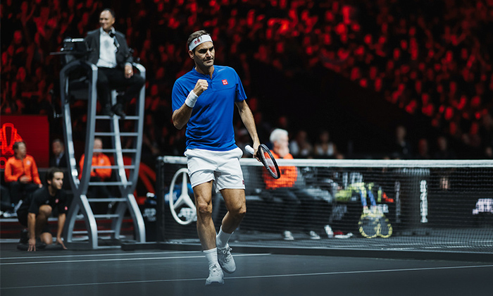 mercedes-benz rinde homenaje a federer