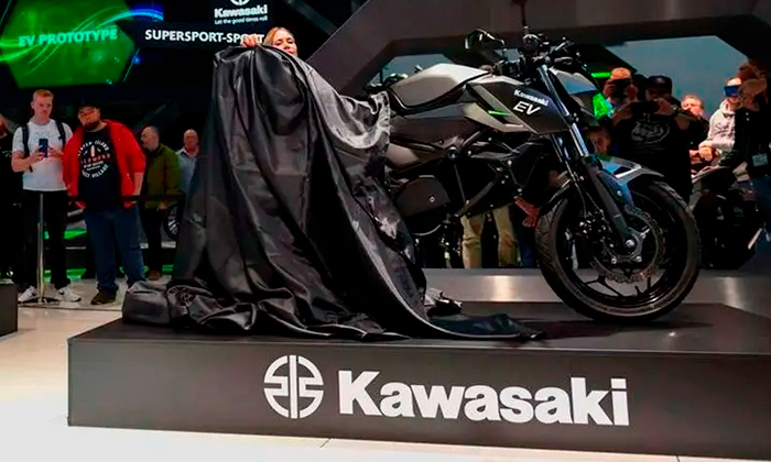 Kawasaki presentó su primera motocicleta eléctrica