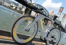 bicis con llantas sin aire